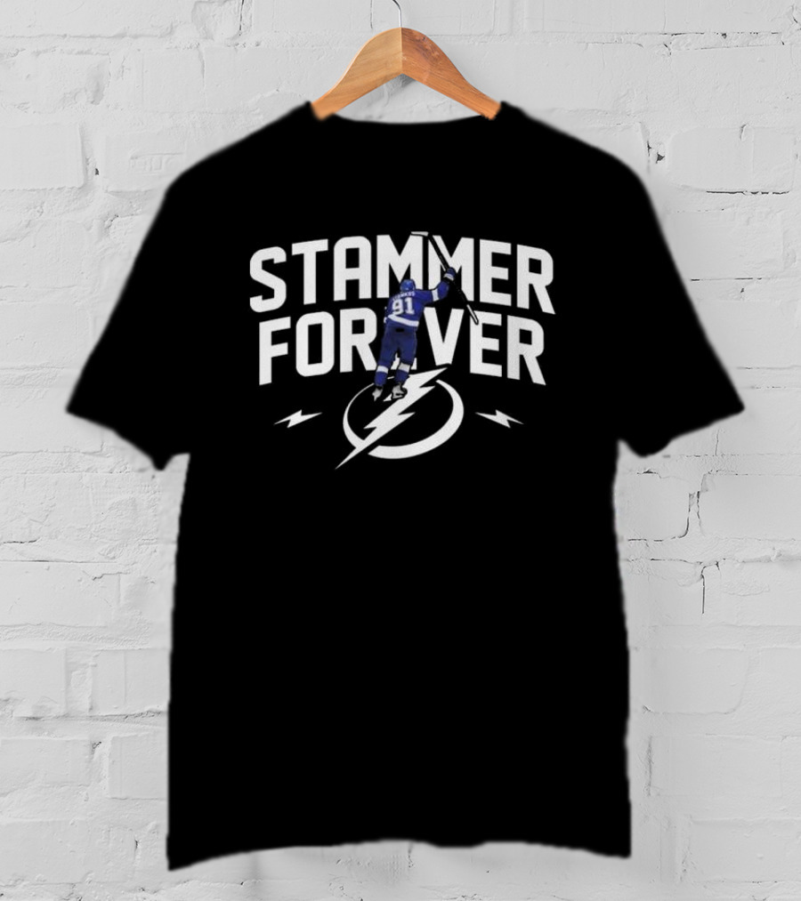 Tampa Bay Lightning Stammer Forever 91 Hockey Team Legend T-Shirt