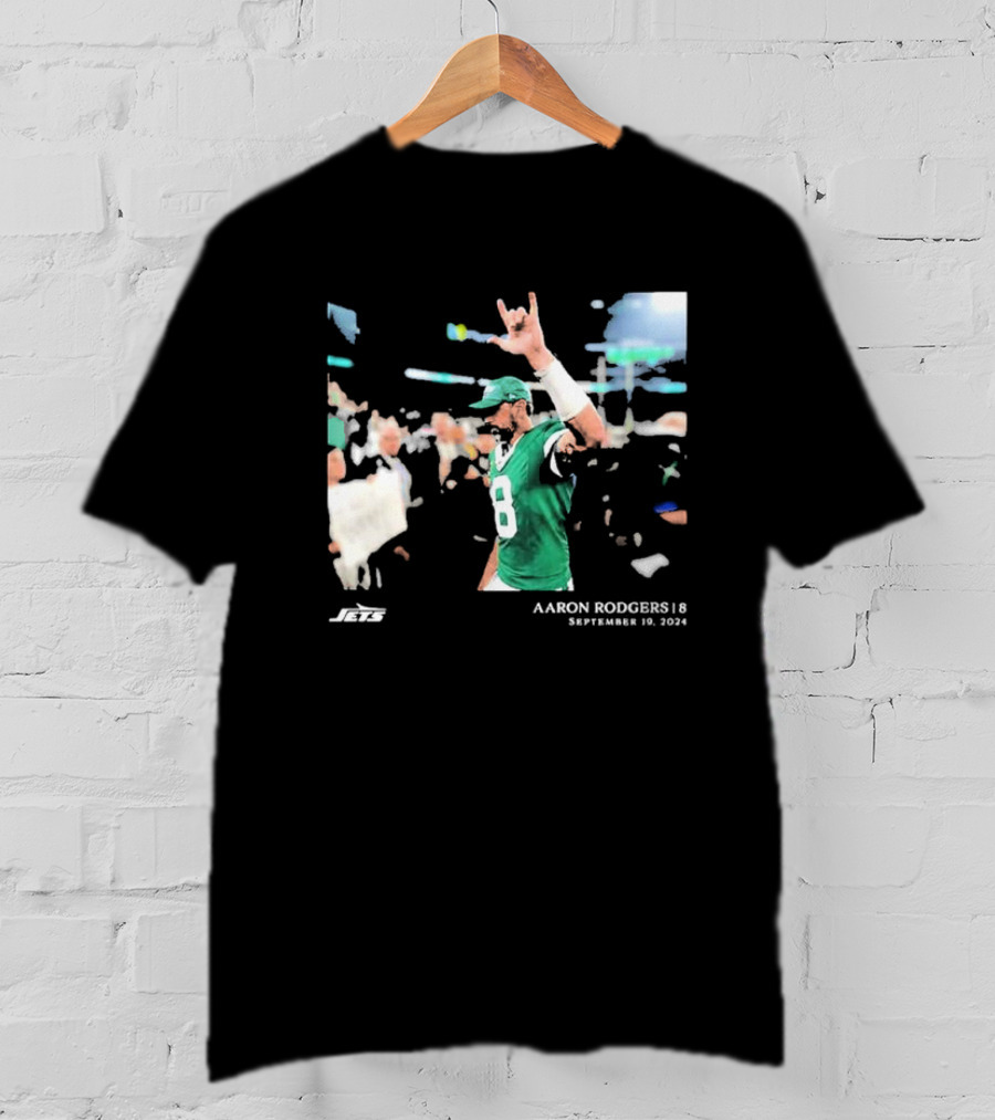 Aaron Rodgers 8 New York Jets September 19 T-Shirt