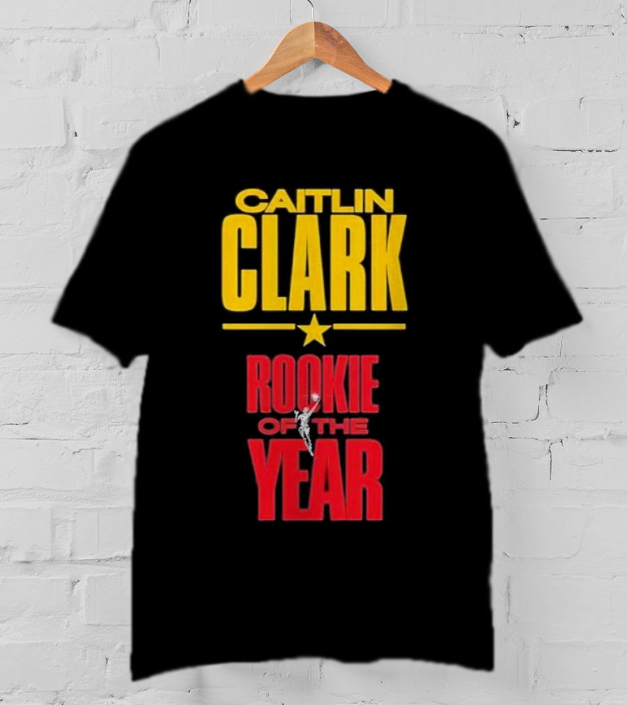 Caitlin Clark Rookie Of The Year Star Athletic Achievement 24 T-Shirt