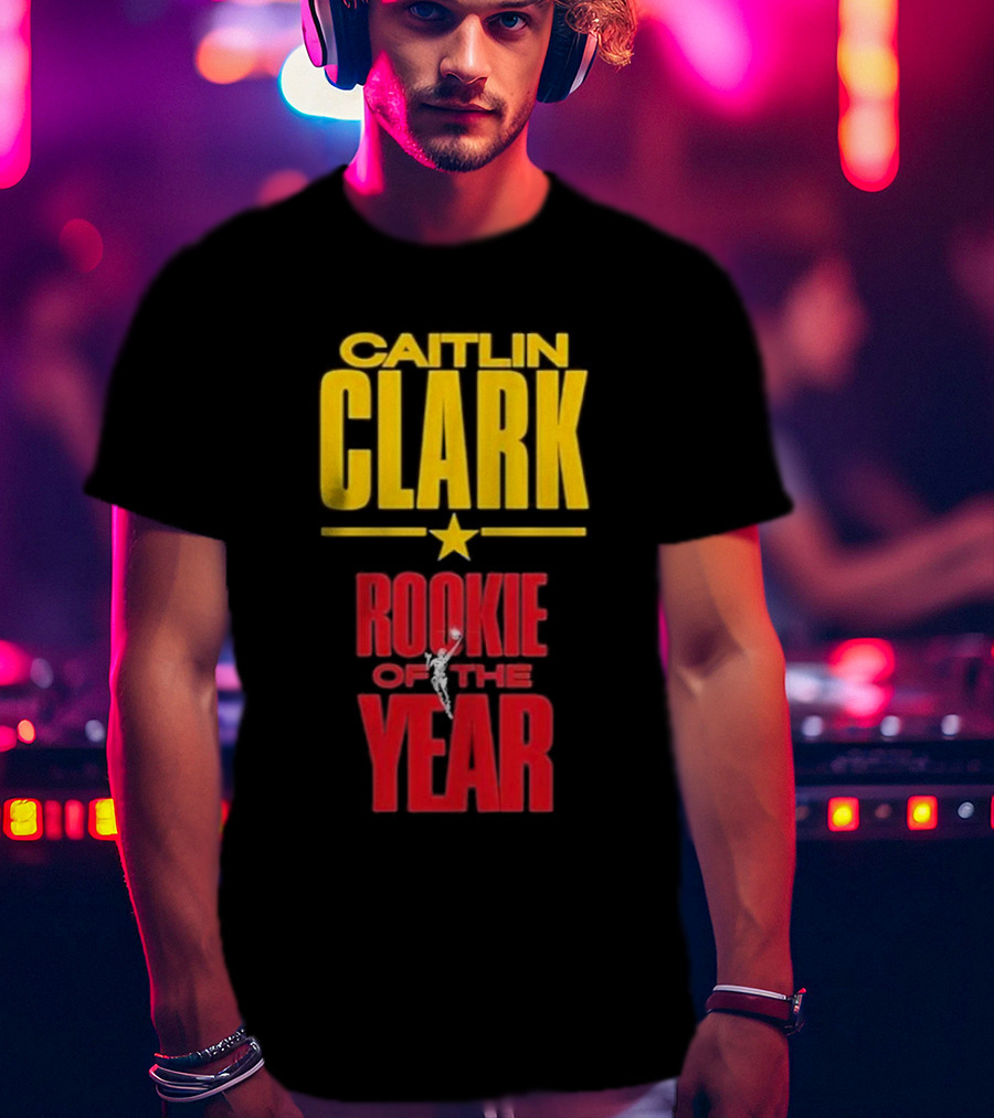 Caitlin Clark Rookie Of The Year Star Athletic Achievement 24 T-Shirt