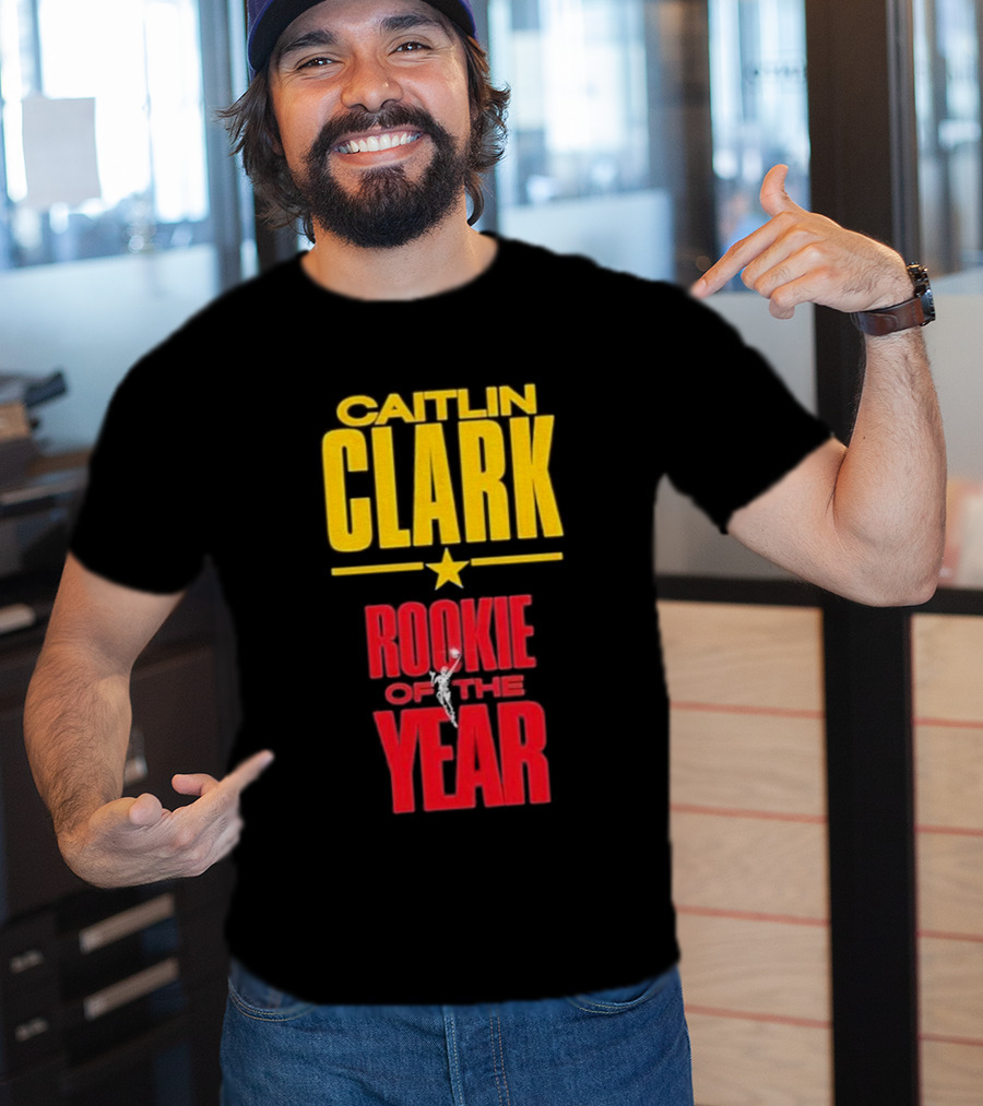 Caitlin Clark Rookie Of The Year Star Athletic Achievement 24 T-Shirt