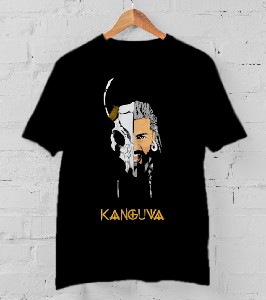 Kanguva Anbanafan Hunt Warrior Skull Fusion T-Shirt
