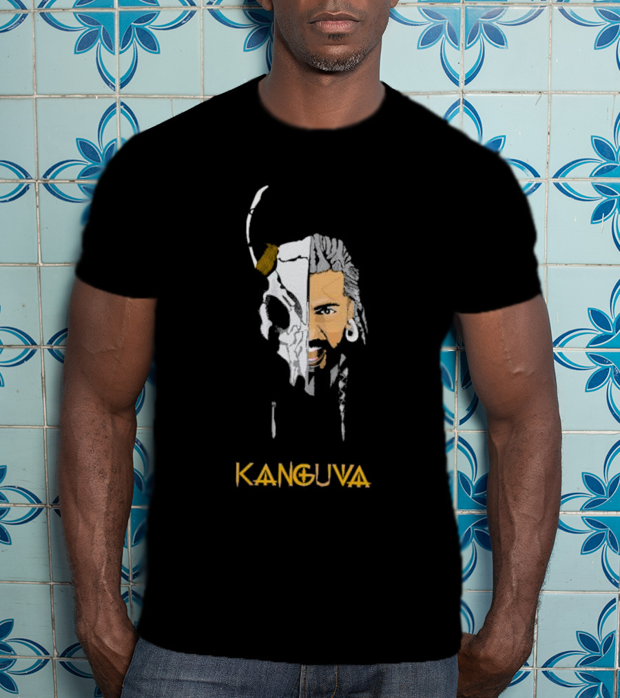 Kanguva Anbanafan Hunt Warrior Skull Fusion T-Shirt