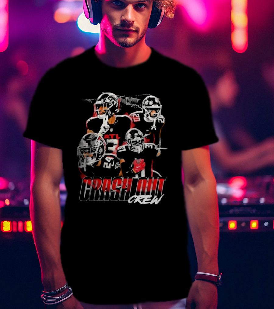 Atlanta Falcons Crash Out Crew Mercedes Benz Stadium Football Players T-Shirt
