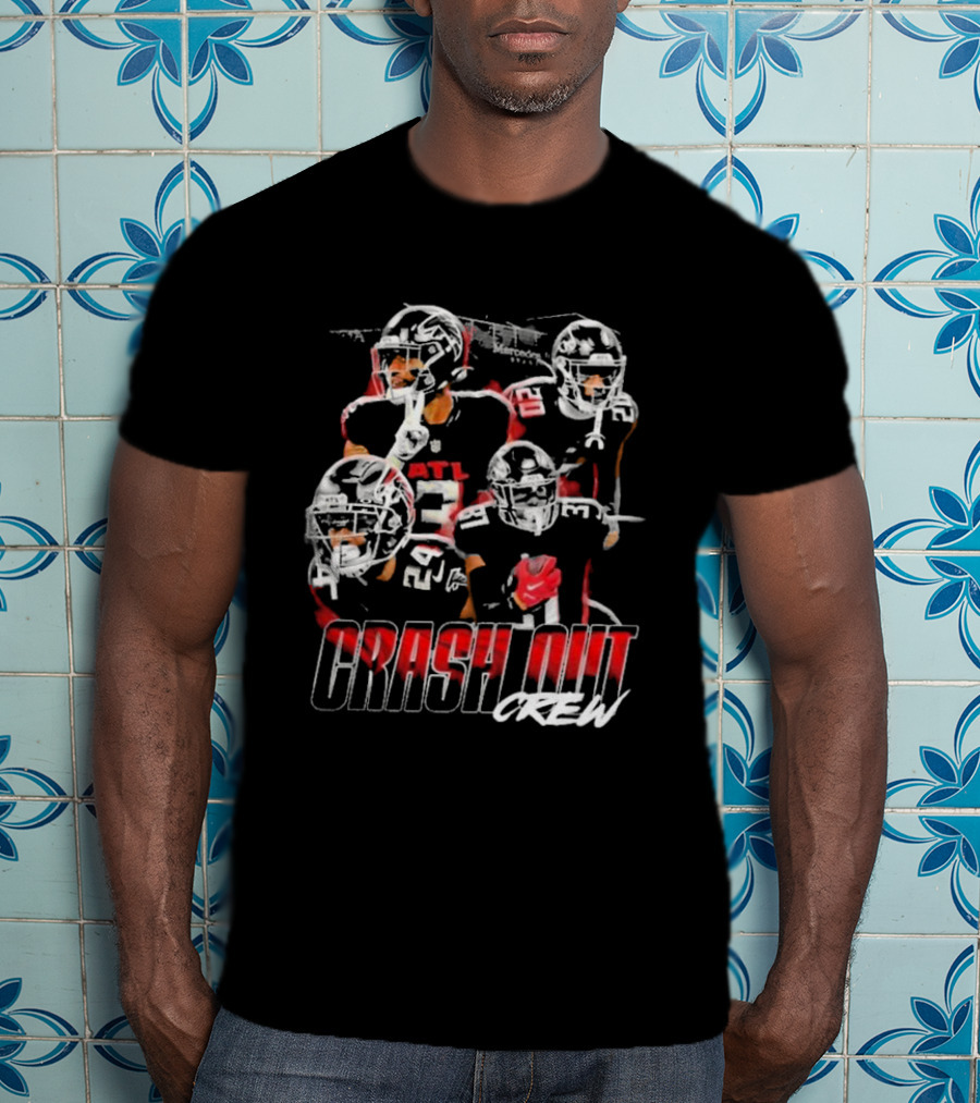 Atlanta Falcons Crash Out Crew Mercedes Benz Stadium Football Players T-Shirt