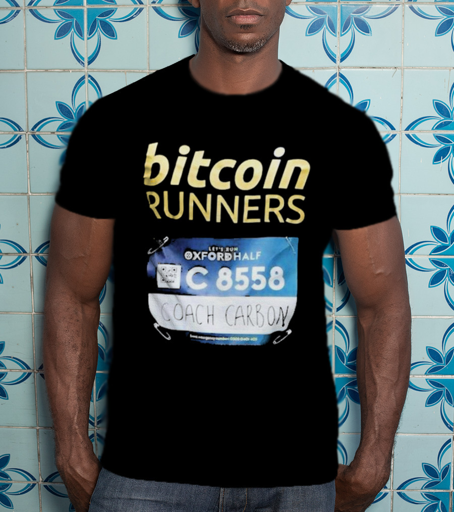 Bitcoin Runners Oxford Half C 8558 Coach Carbon T-Shirt