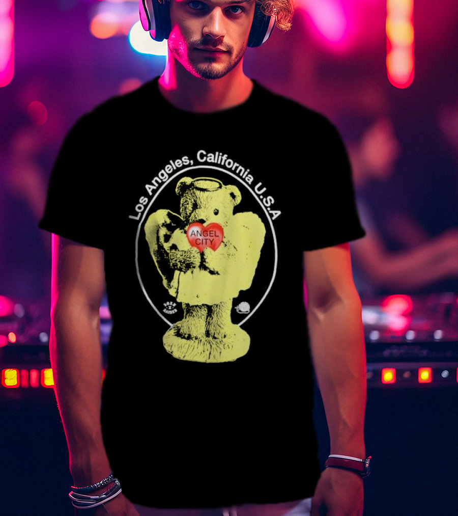 Born X Raised Angel City Los Angeles California USA T-Shirt