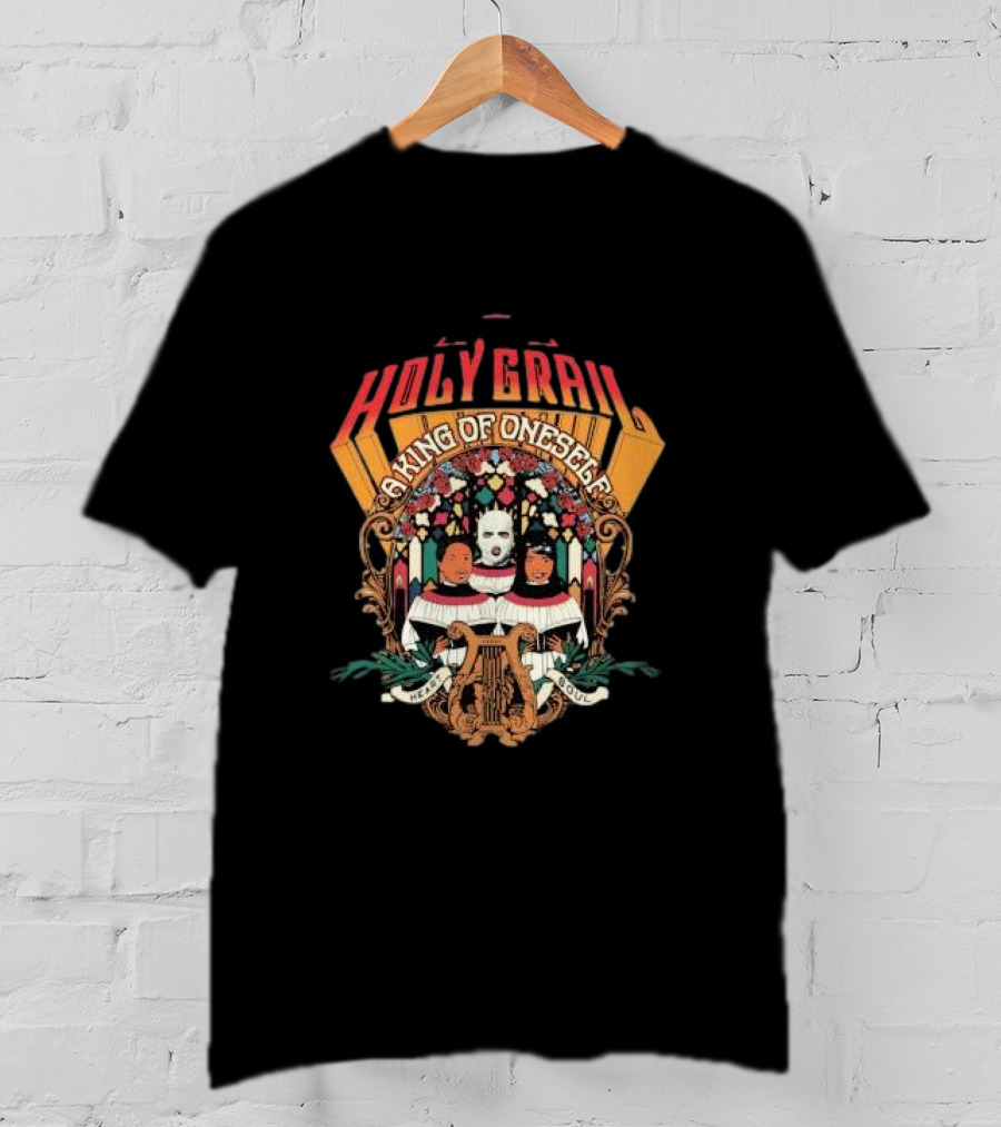 Holy Grail King Of Oneself Regal Mask Trio T-Shirt