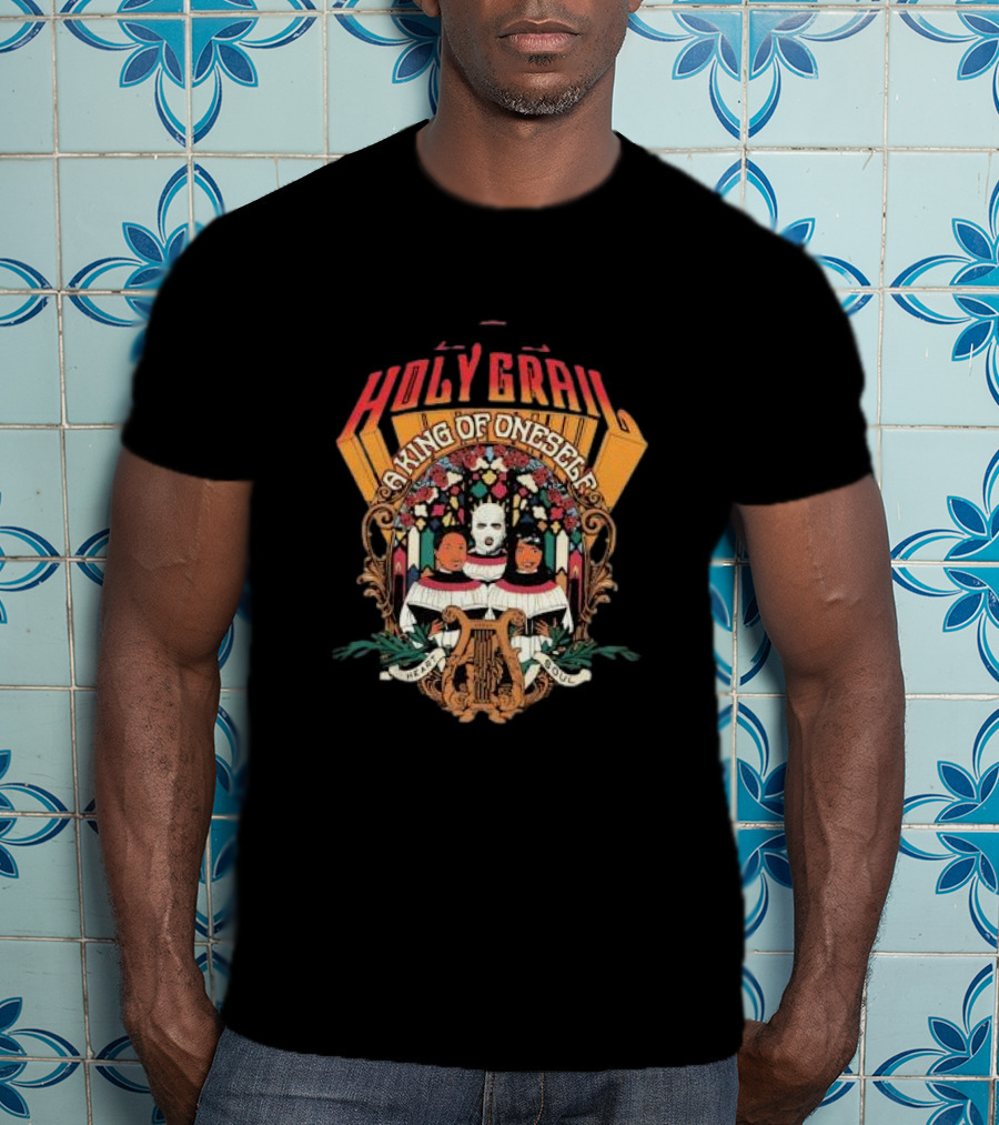 Holy Grail King Of Oneself Regal Mask Trio T-Shirt