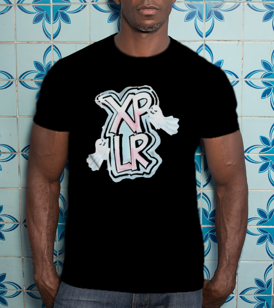 XPLR Pastel Ghost Graffiti T-Shirt