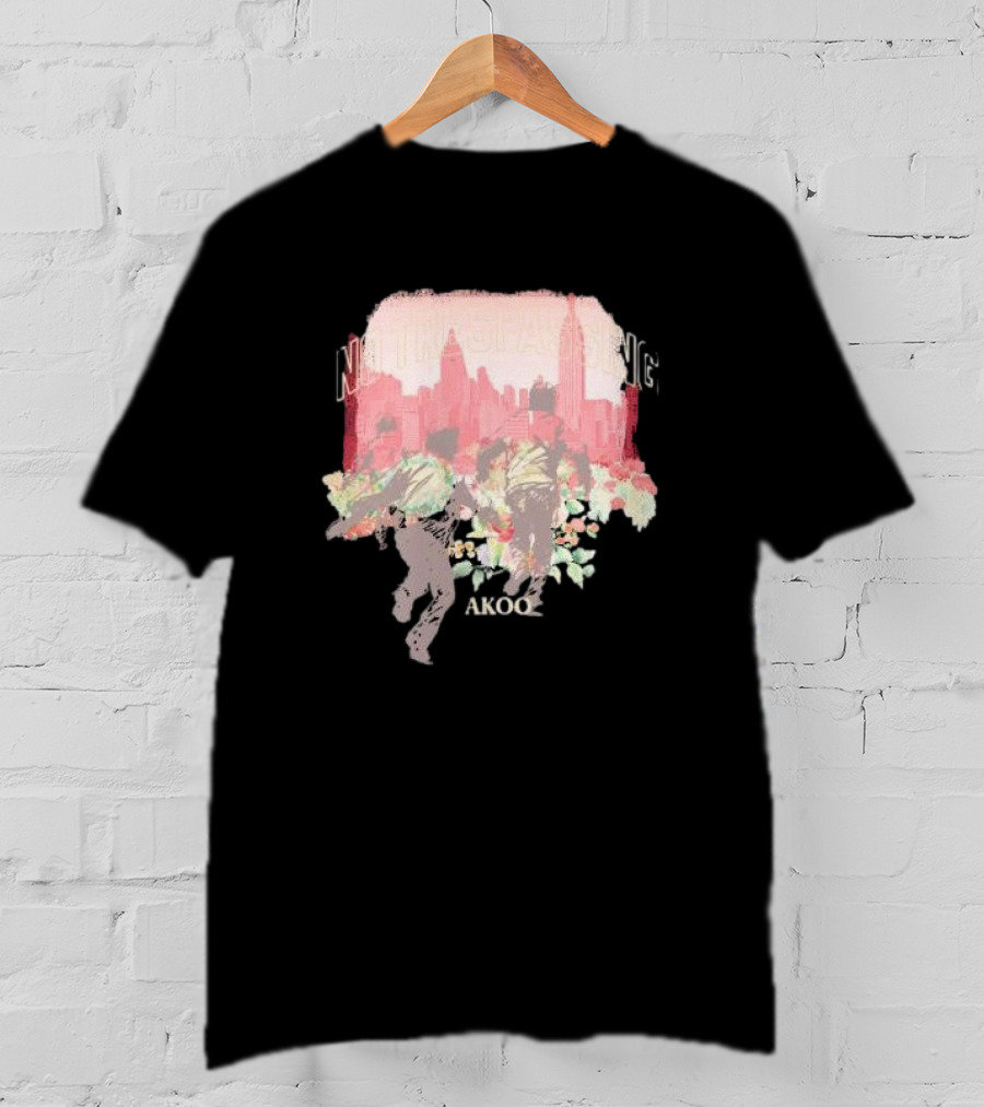 No Trespassing Akoo Urban Skyline Floral Run T-Shirt
