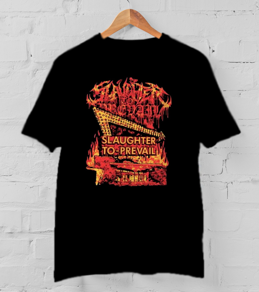 Slaughter To Prevail Flaming Diner Inferno T-Shirt