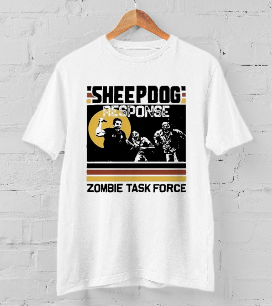 Tim Kennedy Sheepdog Response Zombie Task Force Team Badge T-Shirt