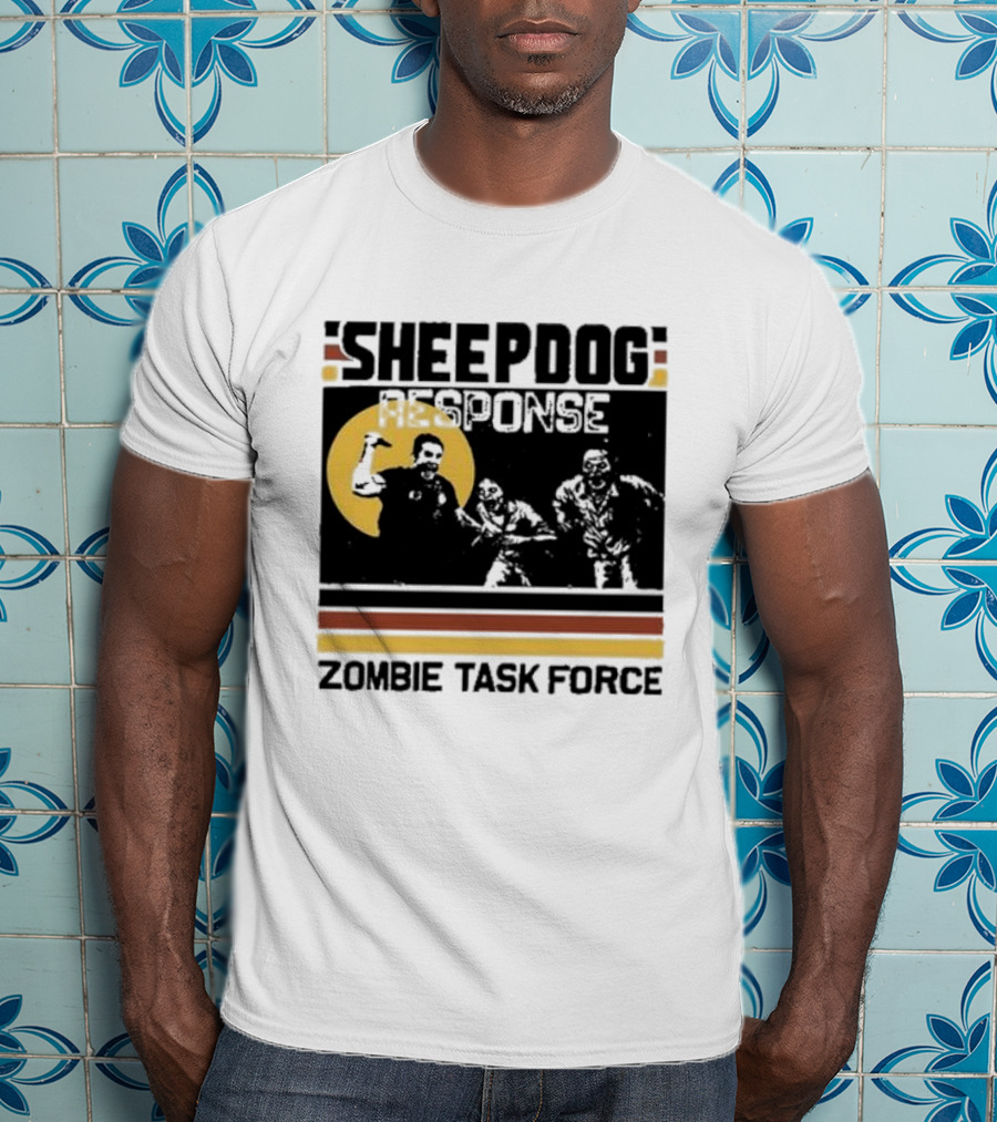 Tim Kennedy Sheepdog Response Zombie Task Force Team Badge T-Shirt