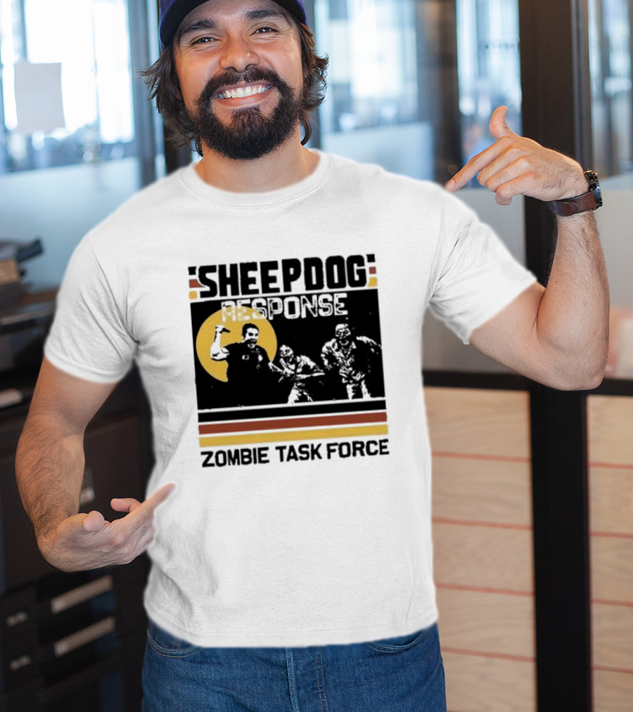 Tim Kennedy Sheepdog Response Zombie Task Force Team Badge T-Shirt