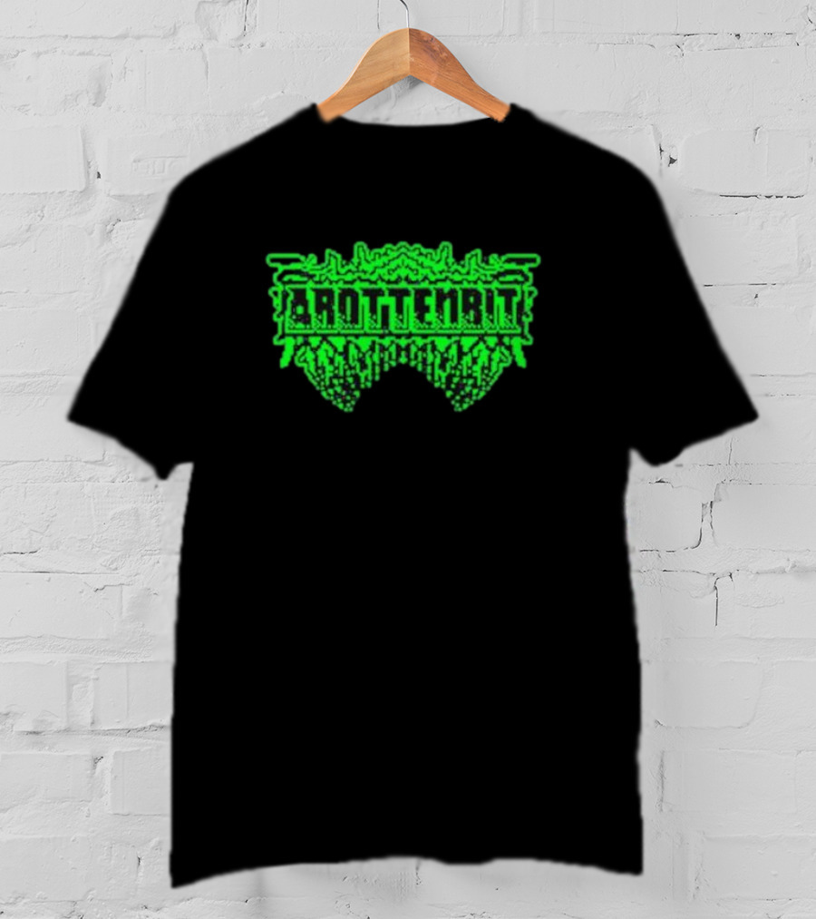 Arottenbit Acid Green Pixel T-Shirt