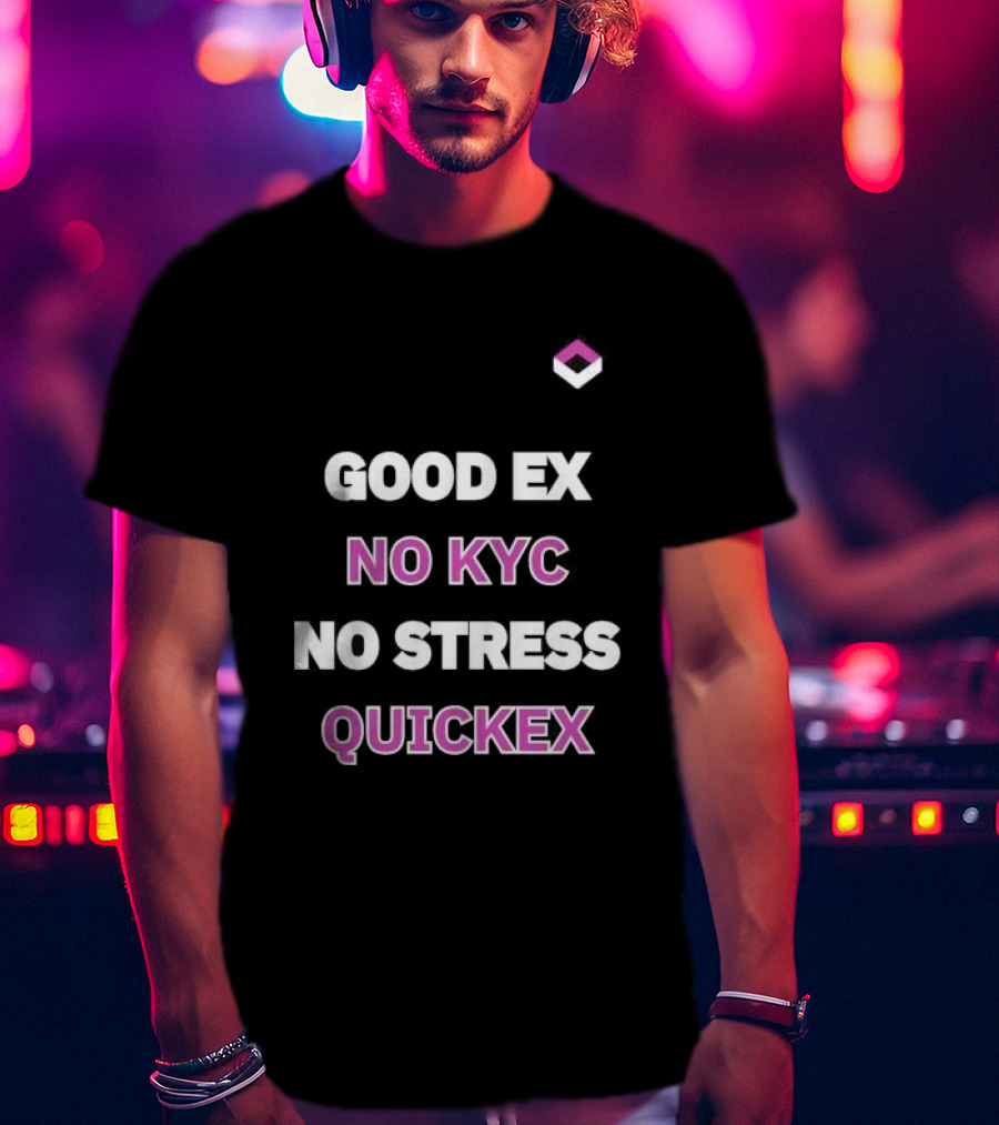 Good Ex No Kyc No Stress Quickex Simple T-Shirt