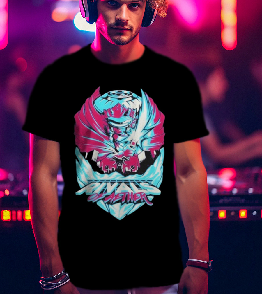 Rivals Of Aether 2 Clarien Vibrant Neon Wings T-Shirt