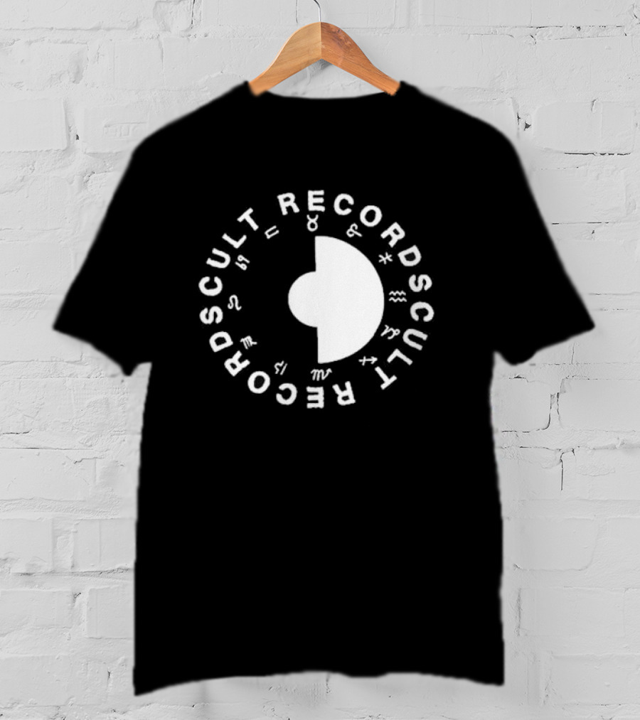 Cult Records Unif Believing Astrology Symbols Circle T-Shirt