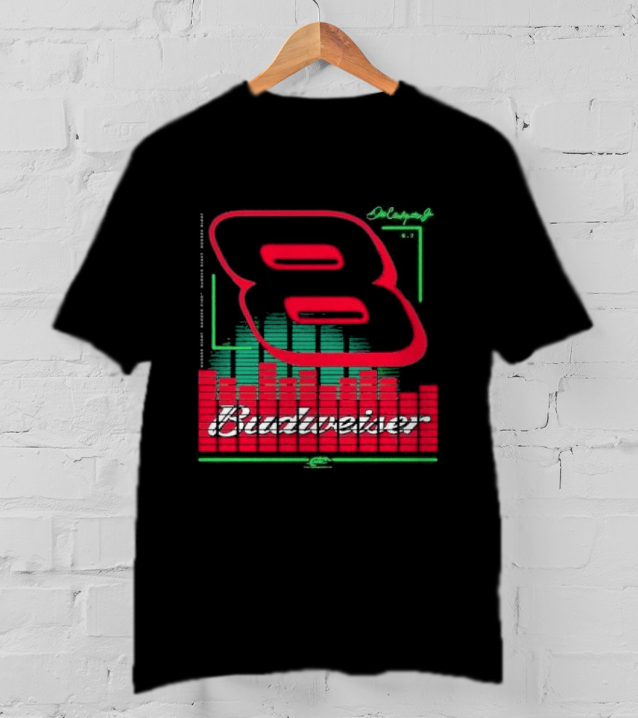 Dale Earnhardt Jr 8 Budweiser Racing Graphics T-Shirt