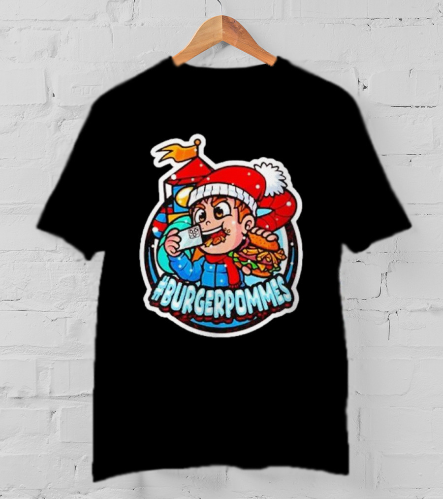 Burgerpommes Lukasbs Christmas T-Shirt