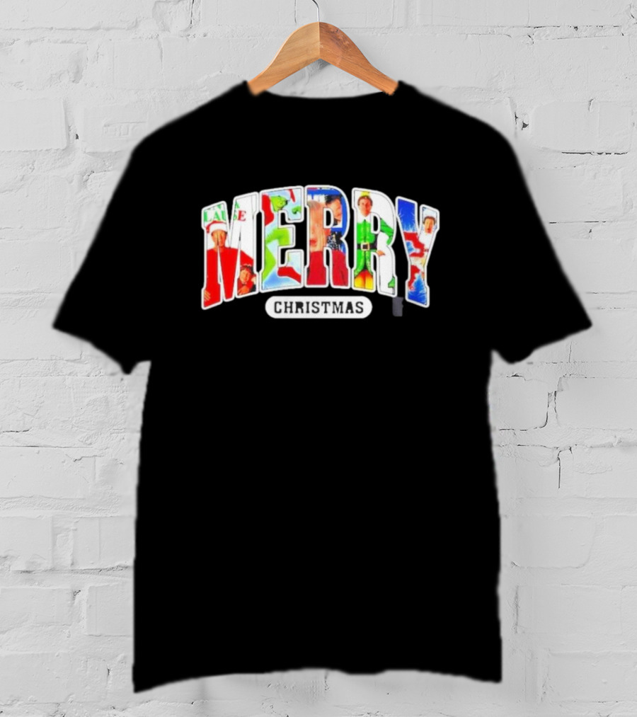 Merry Christmas Home Alone Grinch 90s Movies T-Shirt