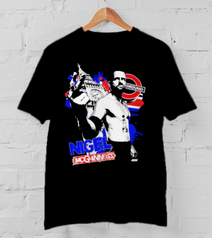 Nigel McGuinness AEW From The Underground London T-Shirt