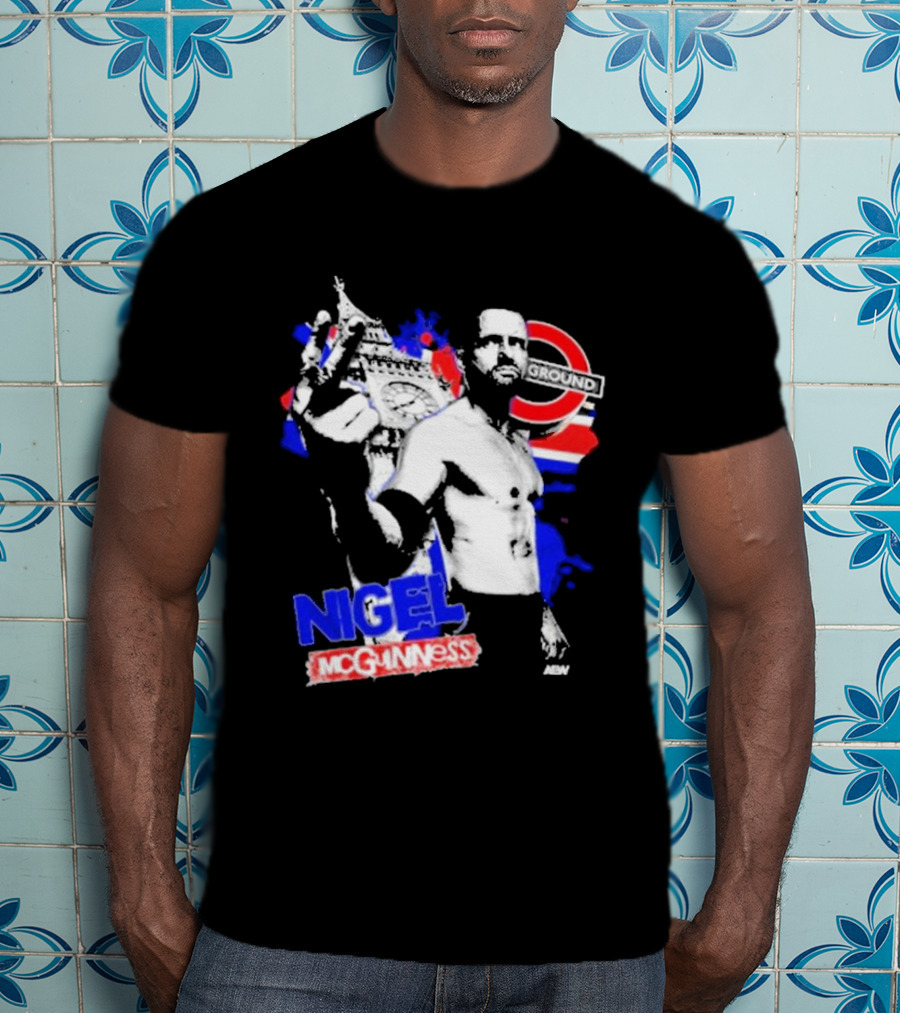 Nigel McGuinness AEW From The Underground London T-Shirt