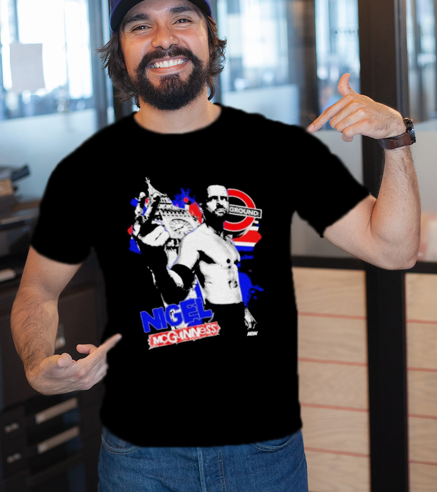 Nigel McGuinness AEW From The Underground London T-Shirt