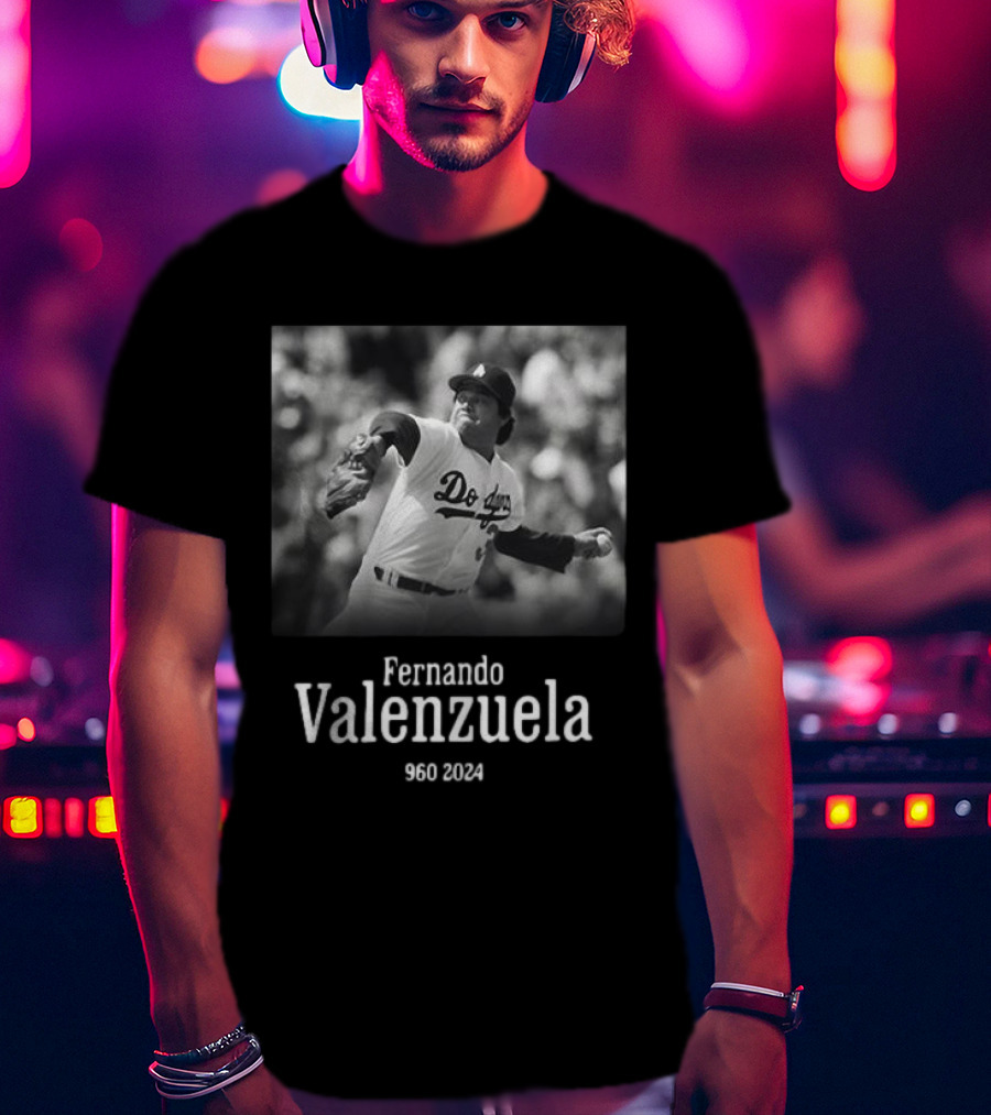 Fernando Valenzuela Dodgers 960 T-Shirt