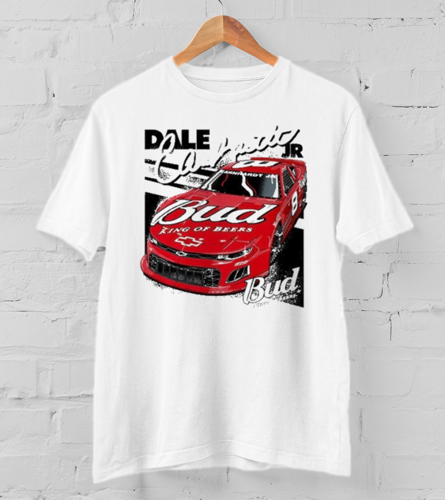 Dale Earnhardt Jr. Bud King Of Beers Chevrolet 9 Racing Car T-Shirt
