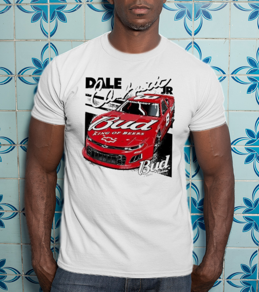 Dale Earnhardt Jr. Bud King Of Beers Chevrolet 9 Racing Car T-Shirt