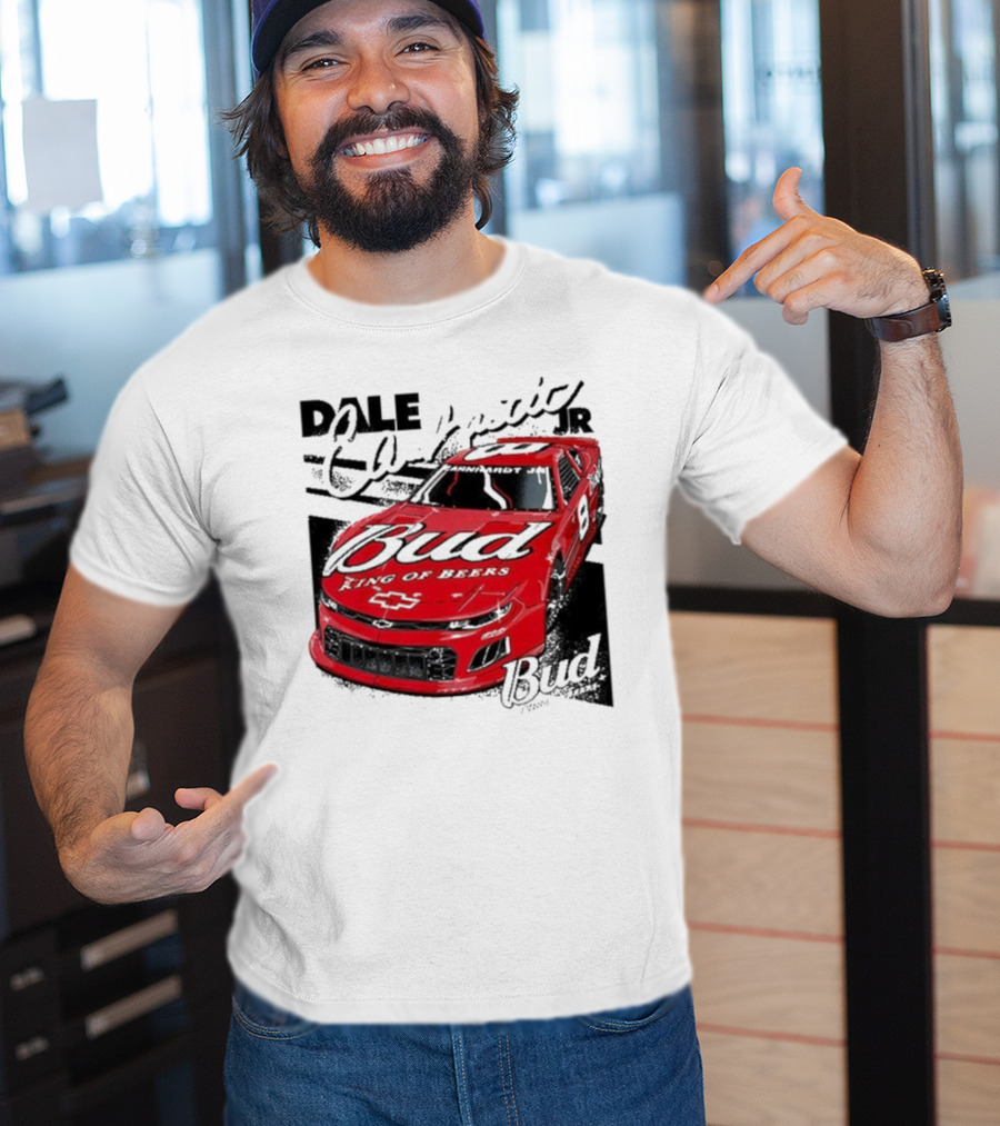 Dale Earnhardt Jr. Bud King Of Beers Chevrolet 9 Racing Car T-Shirt