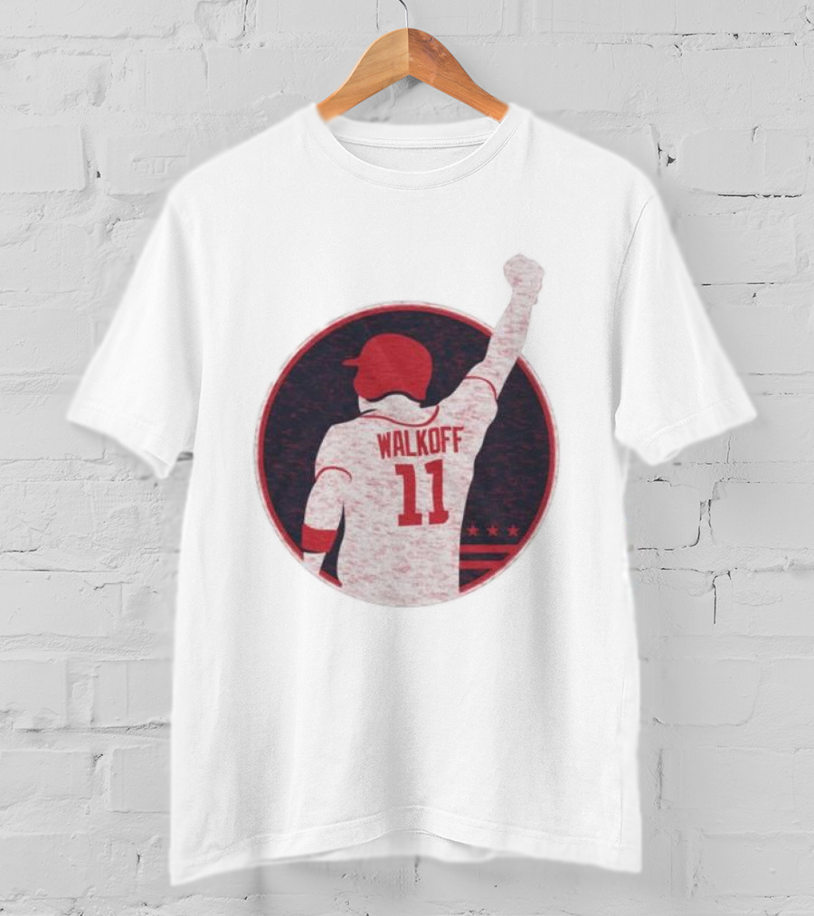 Mr Walkoff 11 Baseball Red Circle T-Shirt