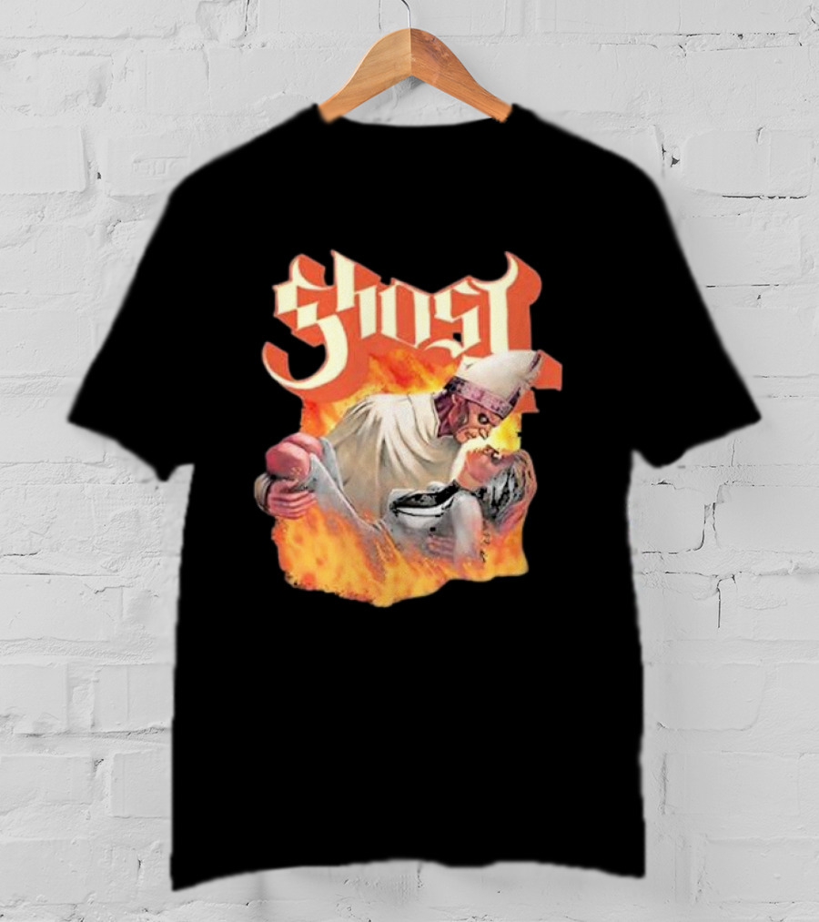 Ghost Nihil Embracing Flames T-Shirt
