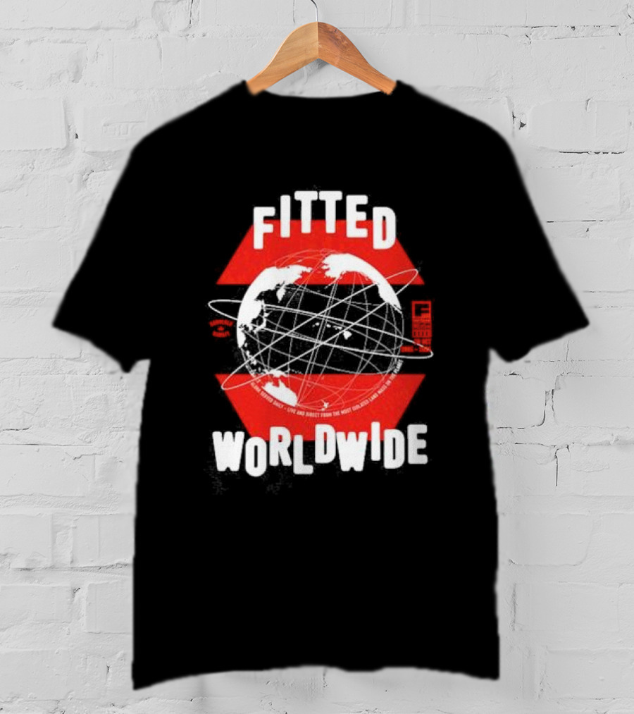 Live And Direct Fitted Worldwide Global Network T-Shirt