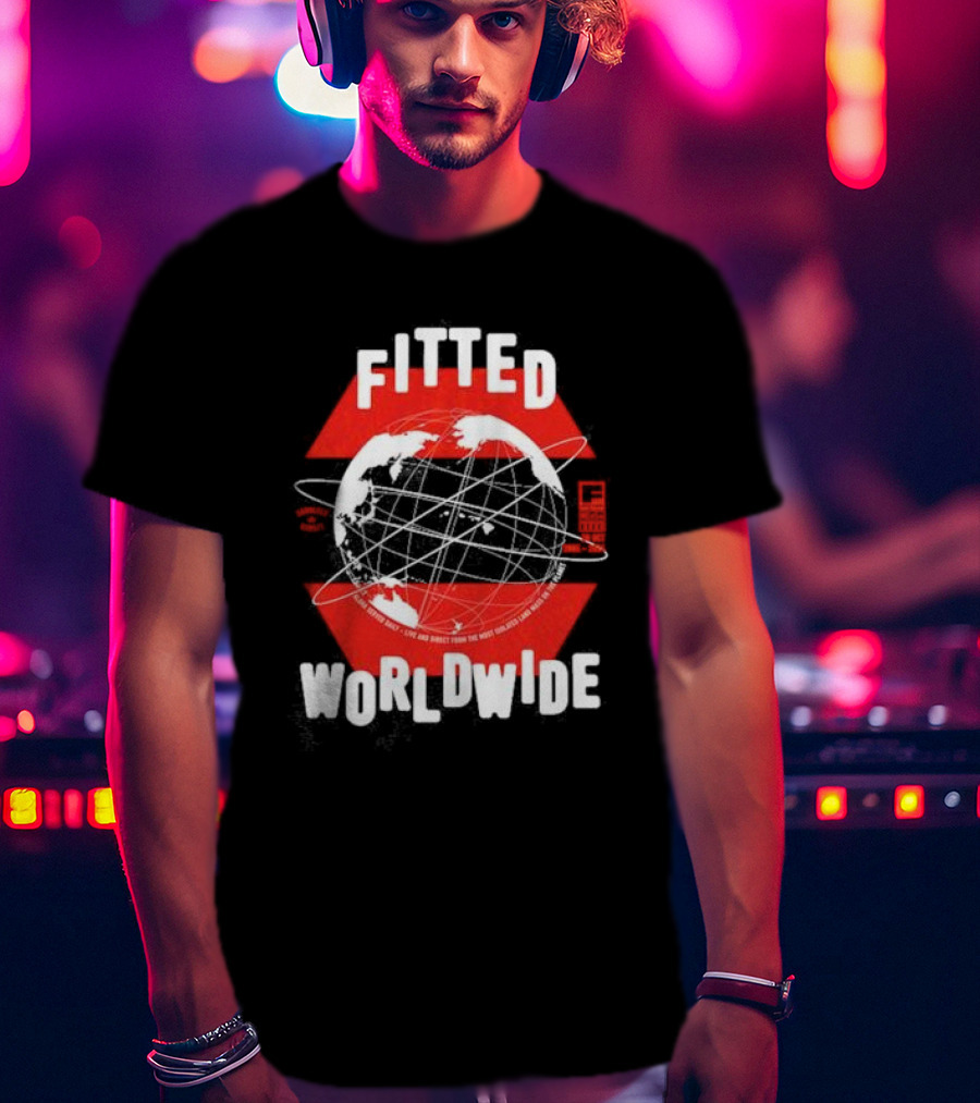 Live And Direct Fitted Worldwide Global Network T-Shirt