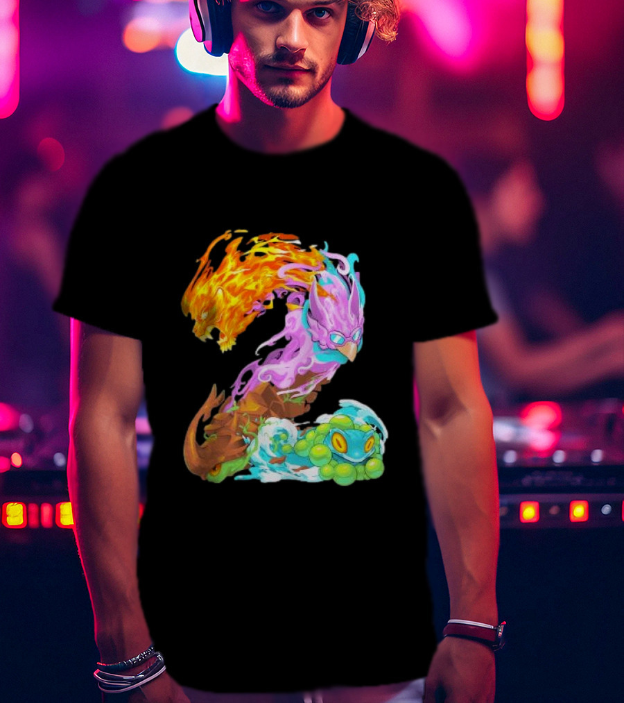 Rivals Of Aether 2 Elemental Creatures Number T-Shirt