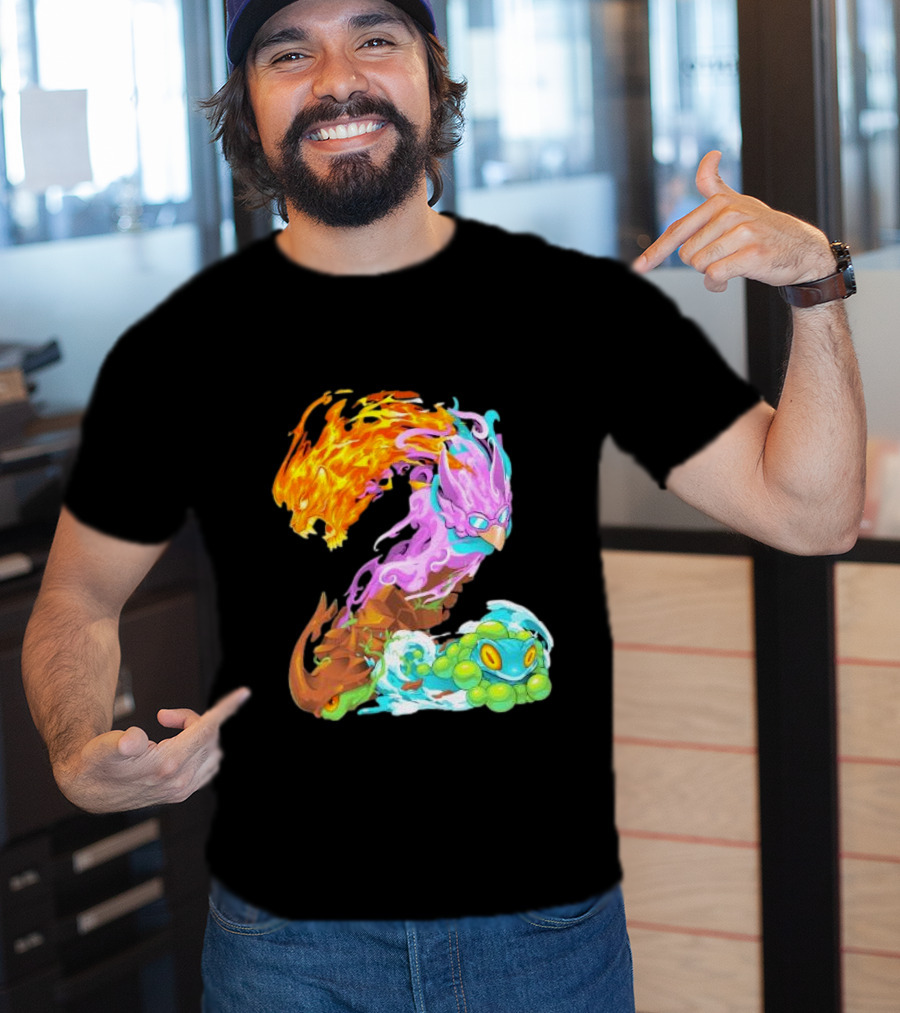 Rivals Of Aether 2 Elemental Creatures Number T-Shirt
