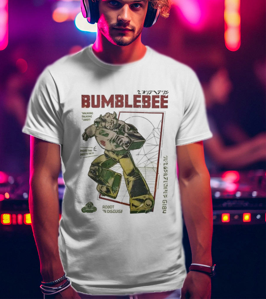 Bumblebee Walking Talking Robot More Than Meets The Eye Robot In Disguise T-Shirt