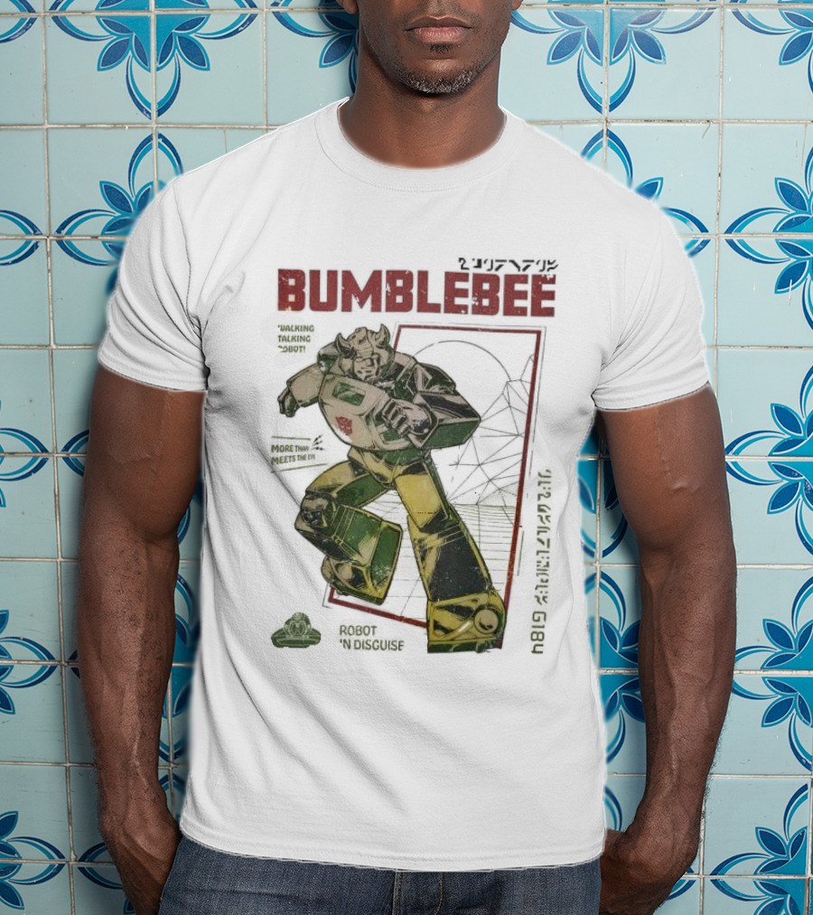Bumblebee Walking Talking Robot More Than Meets The Eye Robot In Disguise T-Shirt