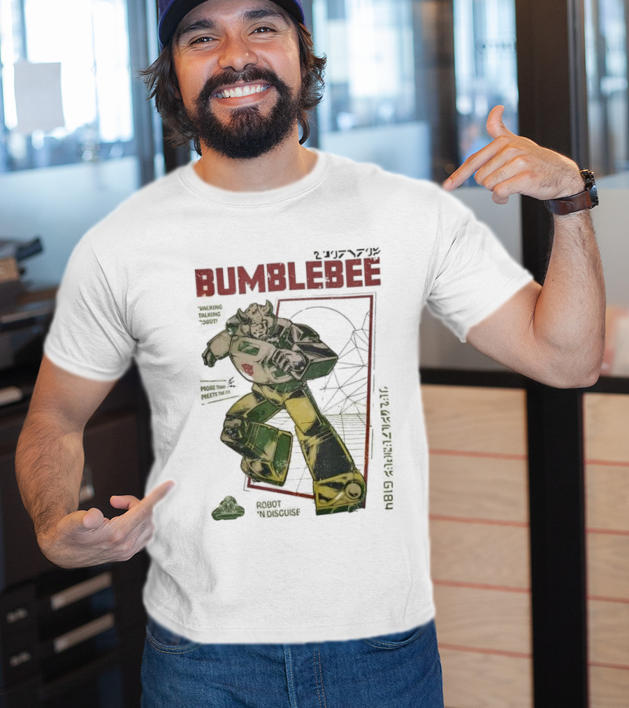 Bumblebee Walking Talking Robot More Than Meets The Eye Robot In Disguise T-Shirt