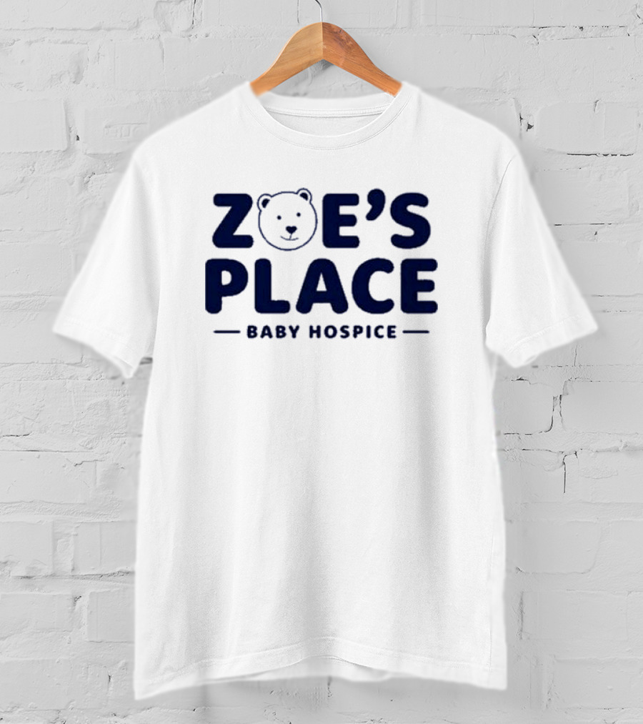 Chris Pajak Zoe’s Place Baby Hospice Charity Logo Bear T-Shirt