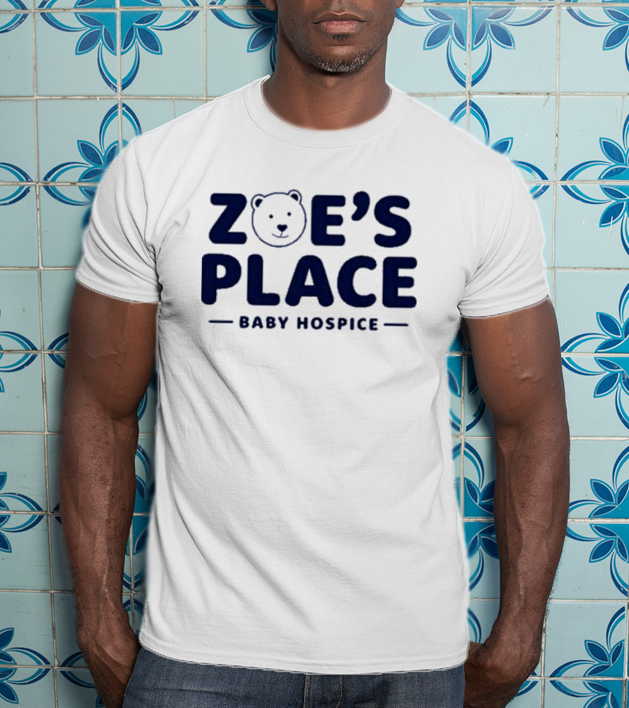 Chris Pajak Zoe’s Place Baby Hospice Charity Logo Bear T-Shirt