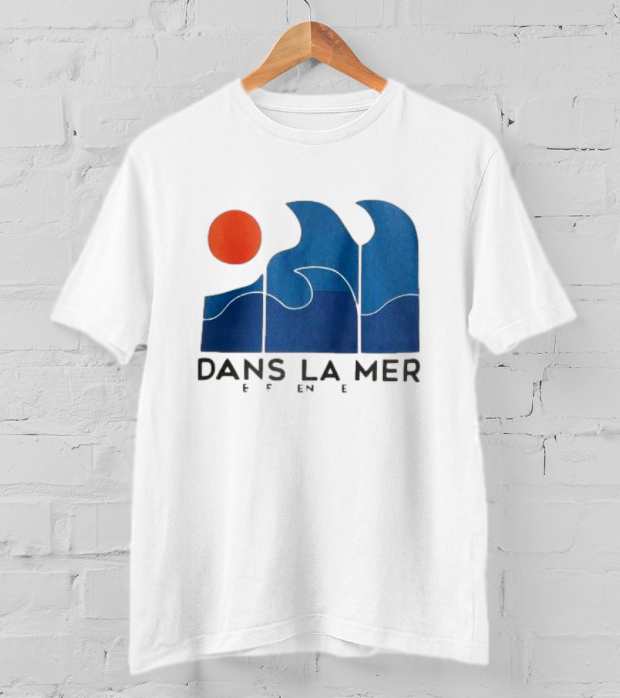 Dans La Mer Waves And Sun T-Shirt