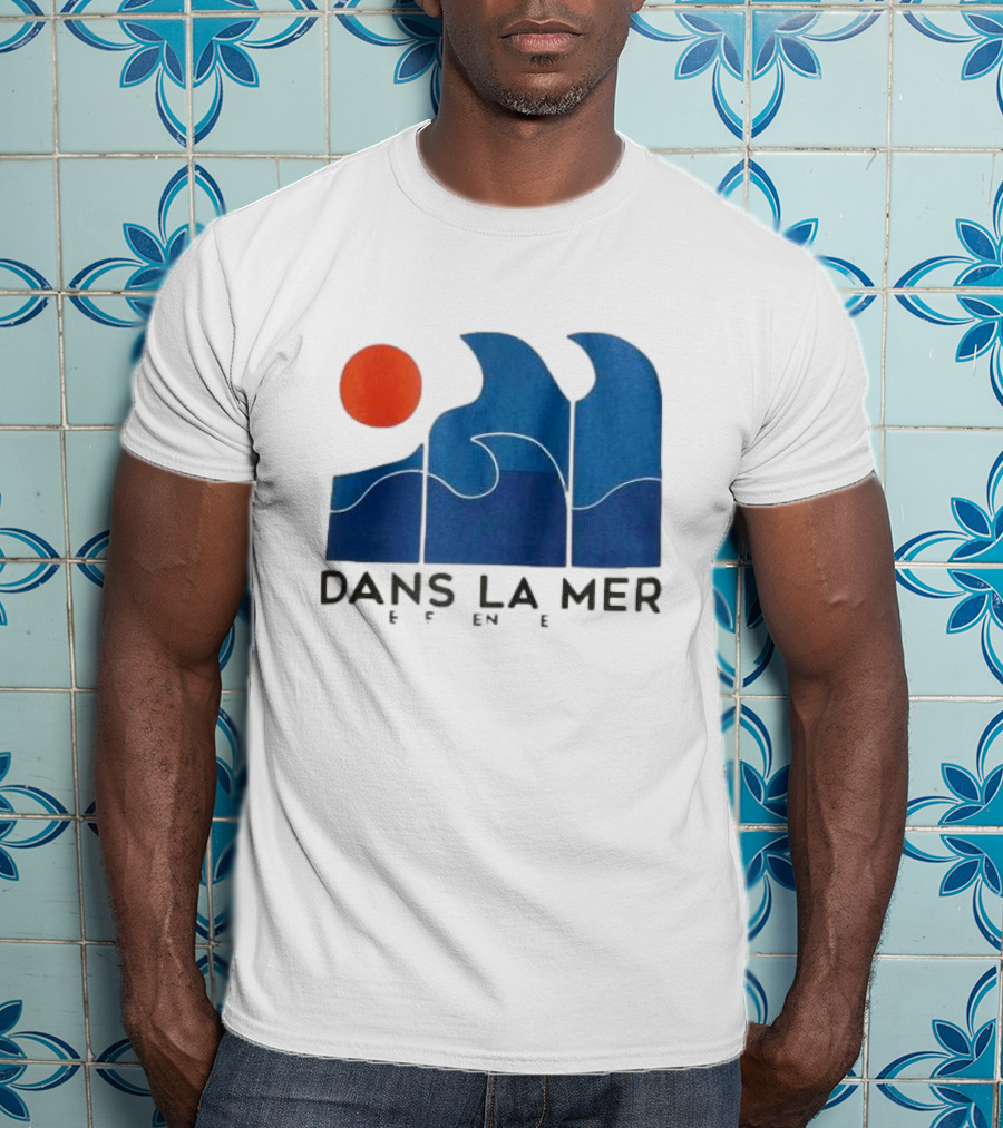 Dans La Mer Waves And Sun T-Shirt