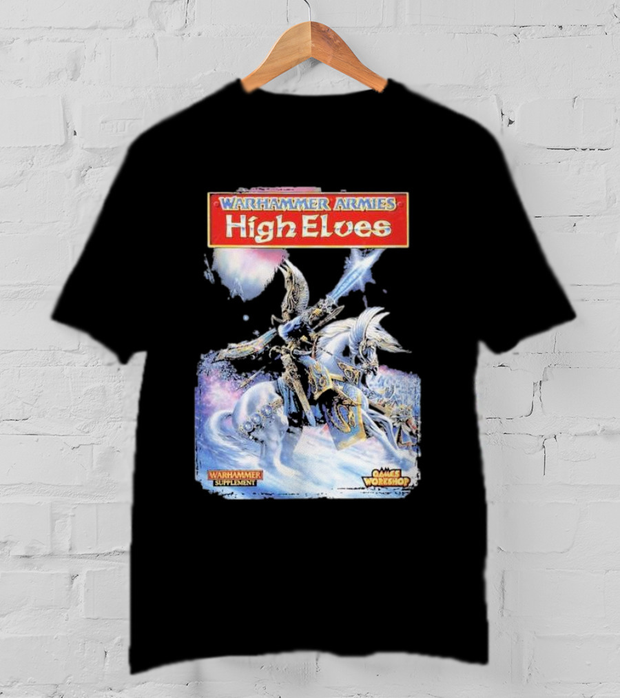 Warhammer Armies High Elves Games Workshop Supplement T-Shirt