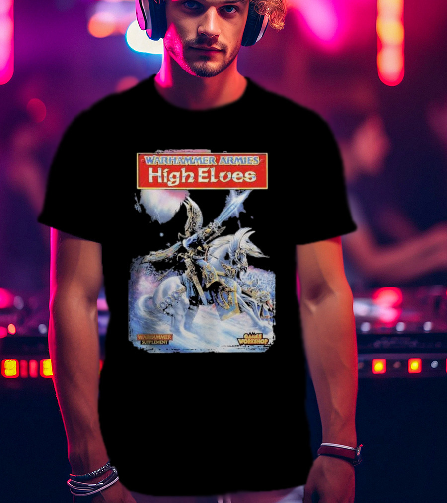 Warhammer Armies High Elves Games Workshop Supplement T-Shirt