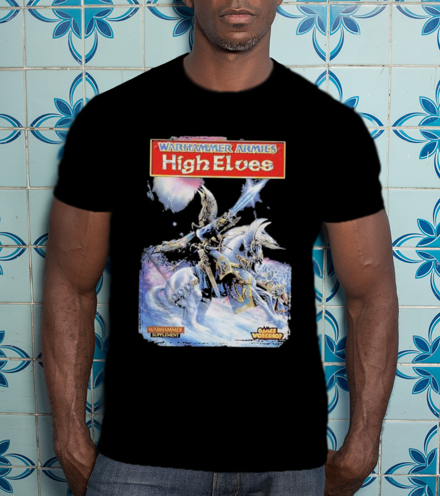 Warhammer Armies High Elves Games Workshop Supplement T-Shirt