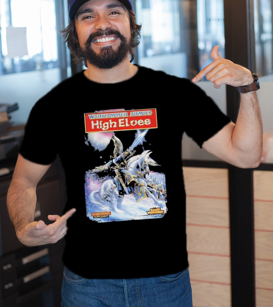 Warhammer Armies High Elves Games Workshop Supplement T-Shirt